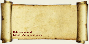 Isak Stamenić vizit kartica